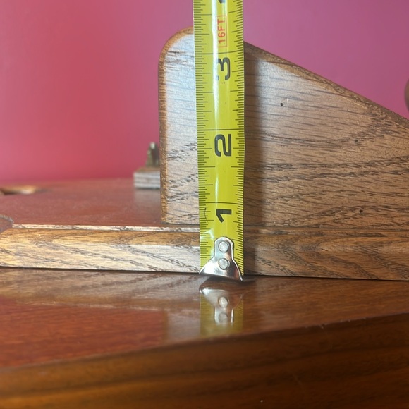 Like new solid oak organizer - Picture 13 of 13